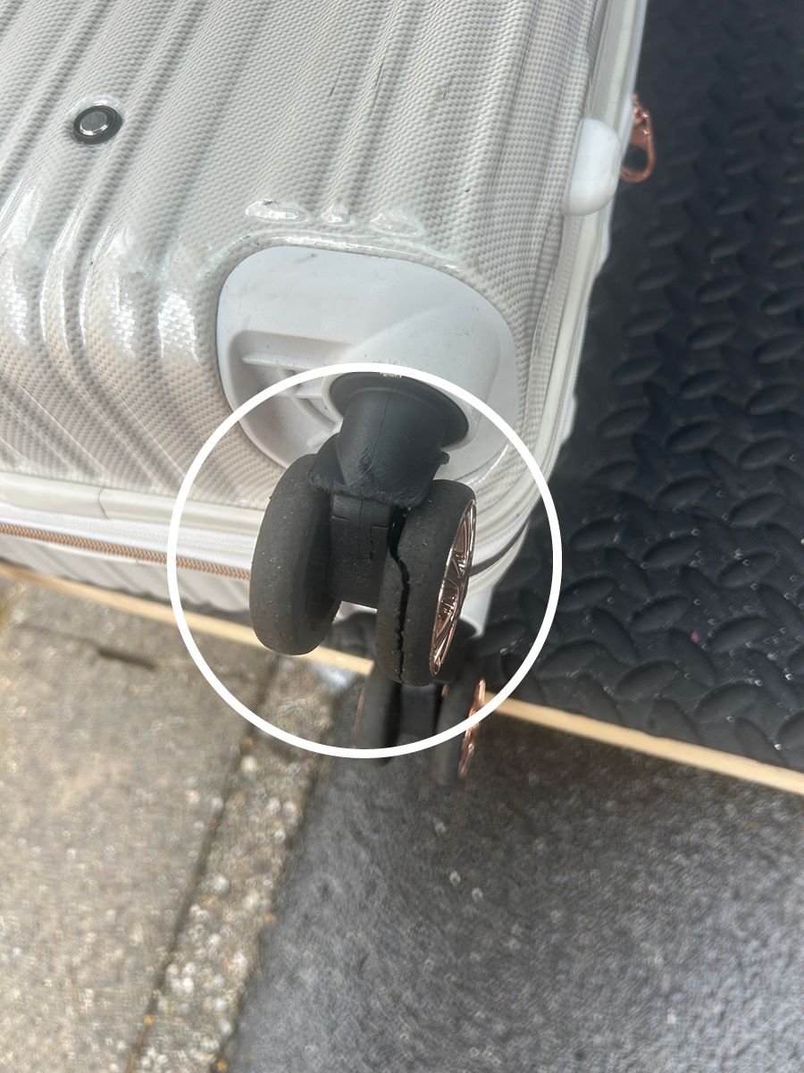 スーツケース修理